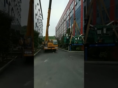 Entrega de grupo electrógeno diésel de tipo abierto.