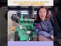 Generador diesel confiable y de ahorro de espacio 20KW 25KVA con caja insonorizada