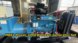 Grupo electrógeno diésel de 200 KW – MBKL Power