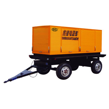 Un buen precio. Generador diesel de 20 kW de 36 kW tipo de remolque silencioso YND485ZLD en línea