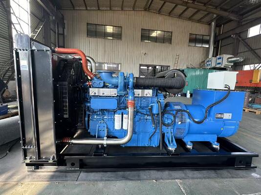 Un buen precio. Conjunto de generador diésel de tipo abierto de 500KW 625KVA con motor Yuchai y salida de 230V/400V en línea