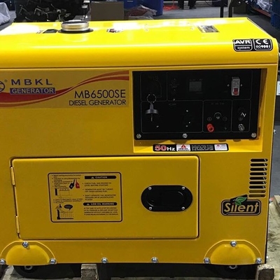 Uso doméstico 8KW 14.4KVA Conjunto de generador diesel refrigerado por aire con motor Yangdong