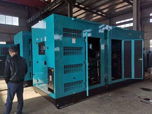 Generador diesel a prueba de agua y de sonido para cargar en escuelas / hospitales / bancos